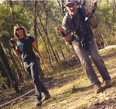 Simon and Kathy saying g'day!