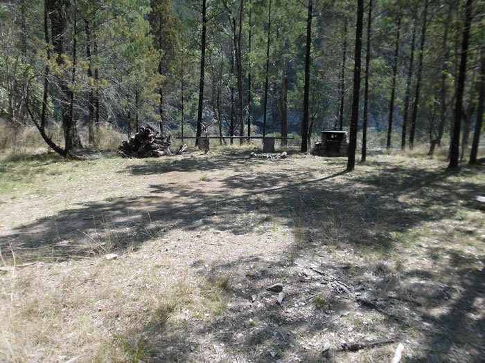 The Bottle Bend campsite