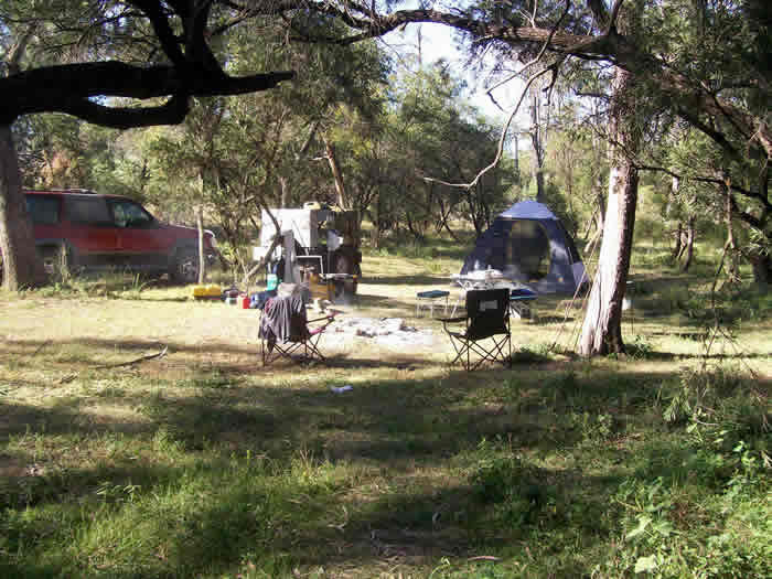 You can camp pretty much anywhere on Jackals Hide and it's fun for all the family